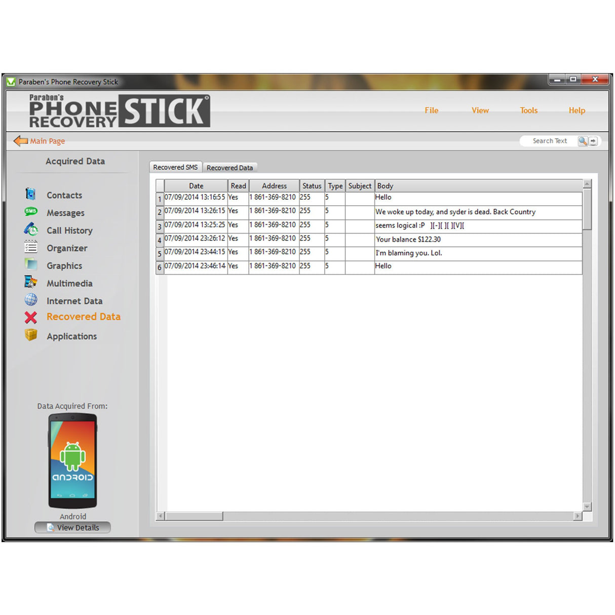 Paraben Cell Phone Data Recovery Investigation Kit