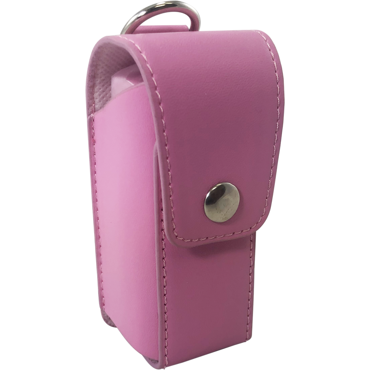 Pink holster for Streetwise S.M.A.C.K. Keychain Stun Gun 16M with keys attached