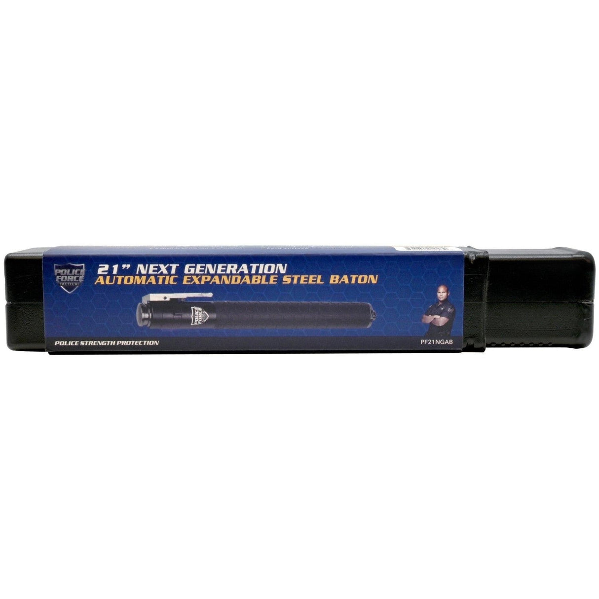 21 Inch Automatic Expandable Steel Baton in Packaging