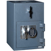 Hollon 2014E Rotary Drop Depository Keypad Lock Safe - Digital Electronic Safes