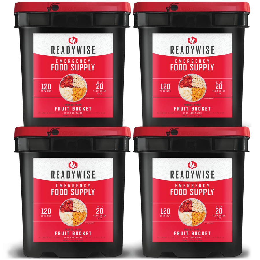 ReadyWise™ 480-Serving Freeze Dried Fruit Emergency Food Supply