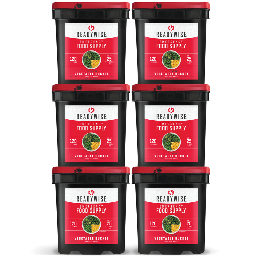 ReadyWise™ 720-Serving Freeze Dried Vegetables Emergency Food Supply