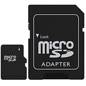 High Capacity MicroSD Card w/ Adapter 64GB - Accessories for Spy Cameras