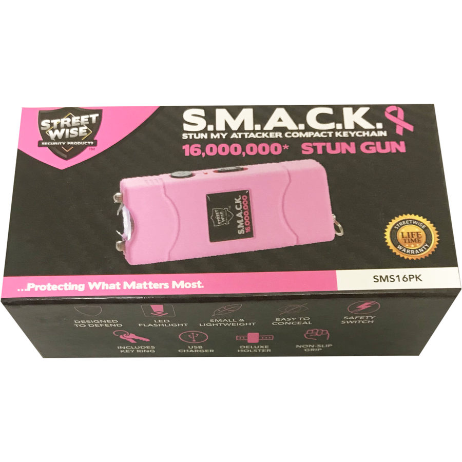 S.M.A.C.K stun gun packaging