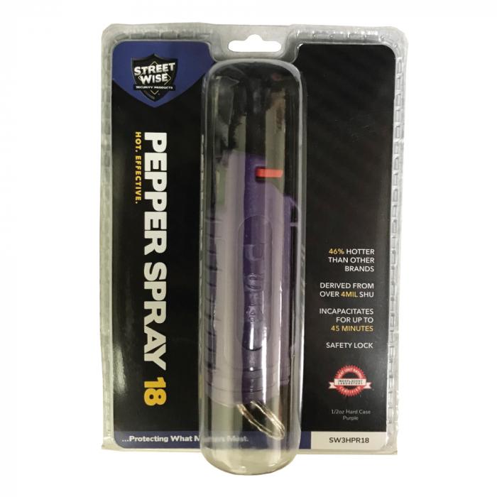 Streetwise™ 18 Hard Shell Keychain Pepper Spray