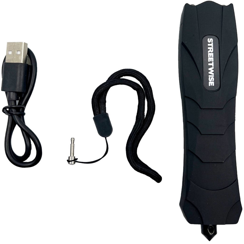 Streetwise Serpent LED Glass Breaker Stun Gun 83M