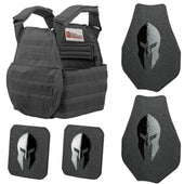 Spartan™ Omega™ Level III AR500 Body Armor & Plate Carrier 4-Pack - Bulletproof Inserts