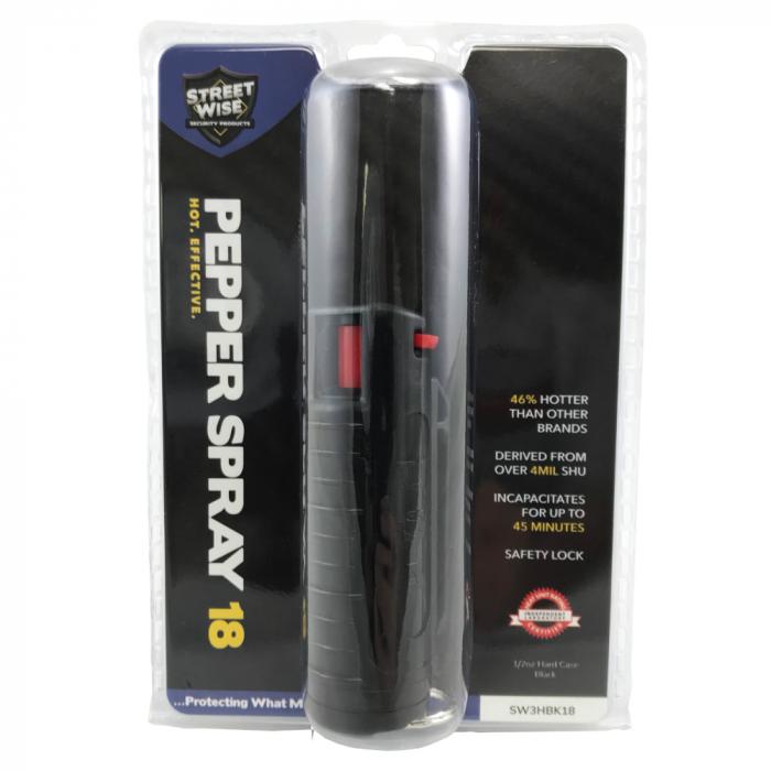 Hard Shell Key Chain Pepper Spray In Packaging