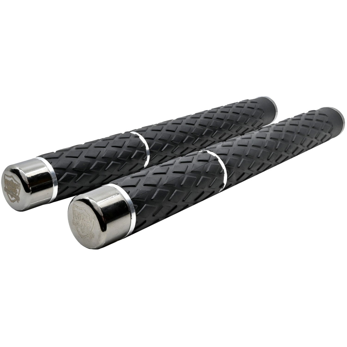 a dual retraction of the Streetwise™ Expandable Solid Steel Baton Bo Staff 5'.