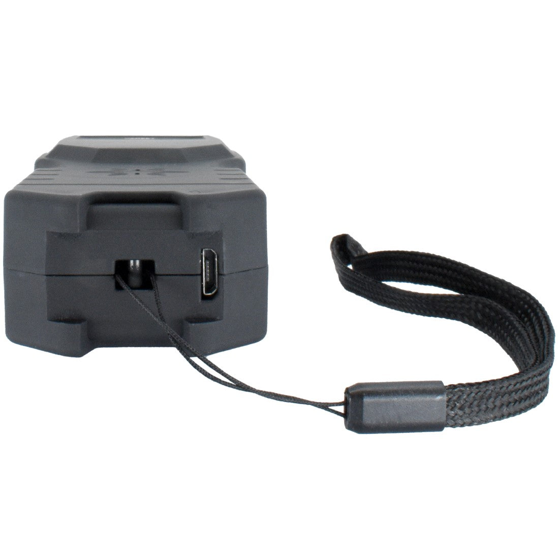 A bottom view of Streetwise Grab Guard LED Alarm Stun Gun 120M