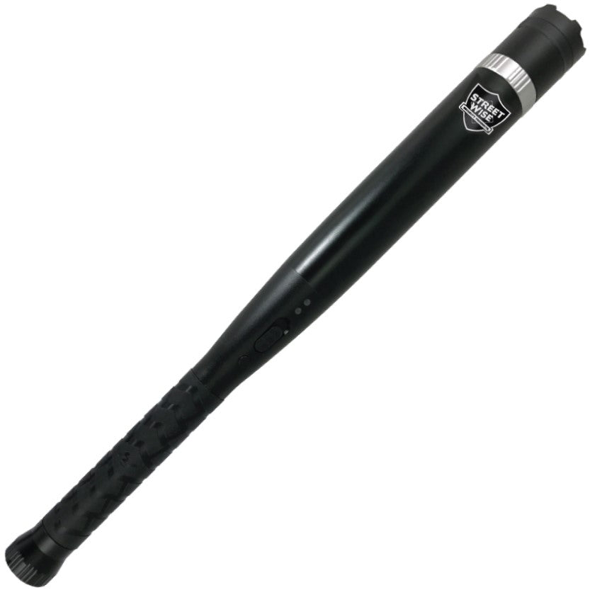 a view of a Streetwise Triple Defender 17.5" LED Stun Gun Baton 27M.