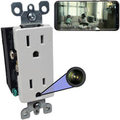 SpyWfi™ Working Plug Outlet Hidden Motion Detection Spy Camera 4K UHD WiFi - 4K Hidden Spy Cameras