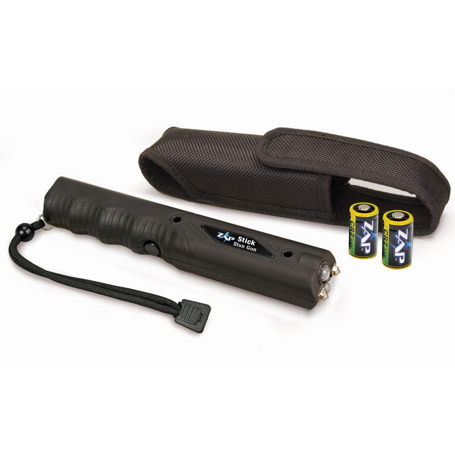 ZAP™ Stick Stun Gun Flashlight w/ Nylon Holster 800K