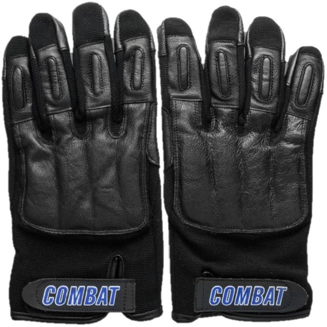 Kwik Force® Combat Steel Shot Leather SAP Gloves M-XL