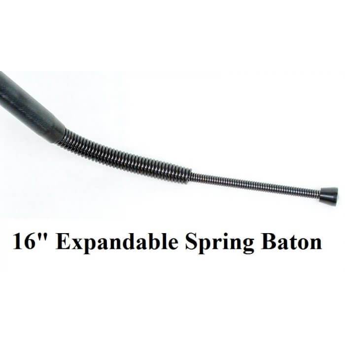 Fury Tactical Expandable Carbon Steel Spring Coil Baton 16''