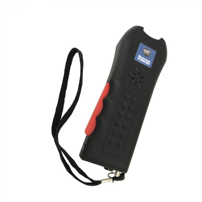 120 dB Black Jack Stun Gun Alarm from Streetwise with wrist strap