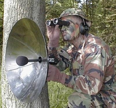 Detect Ear Parabolic Mic System-Long Distance Listening