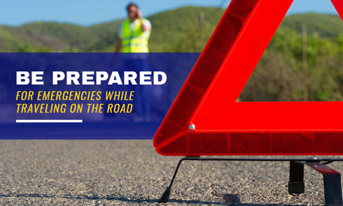 be prepared for emergencies while traveling on the road