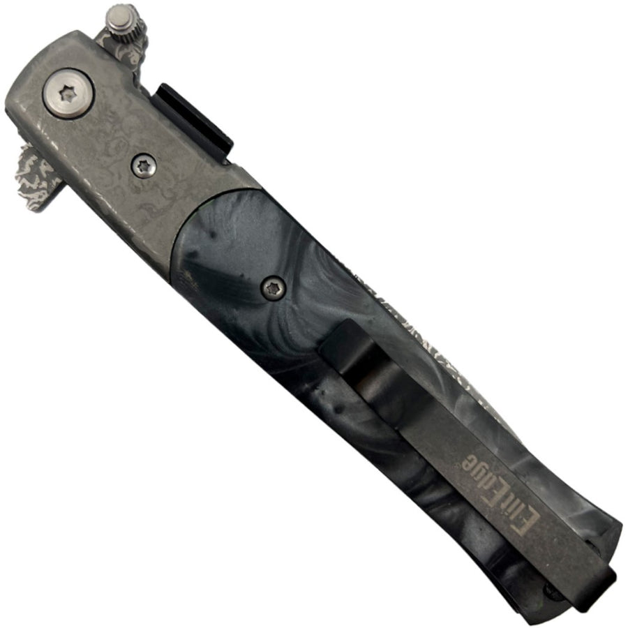 ElitEdge® Stiletto Stainless Steel Folding Pocket Knife 4"