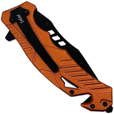 3.5" ElitEdge E.M.T. Spring Assisted Stainless Steel Pocket Knife in folded state showing handle