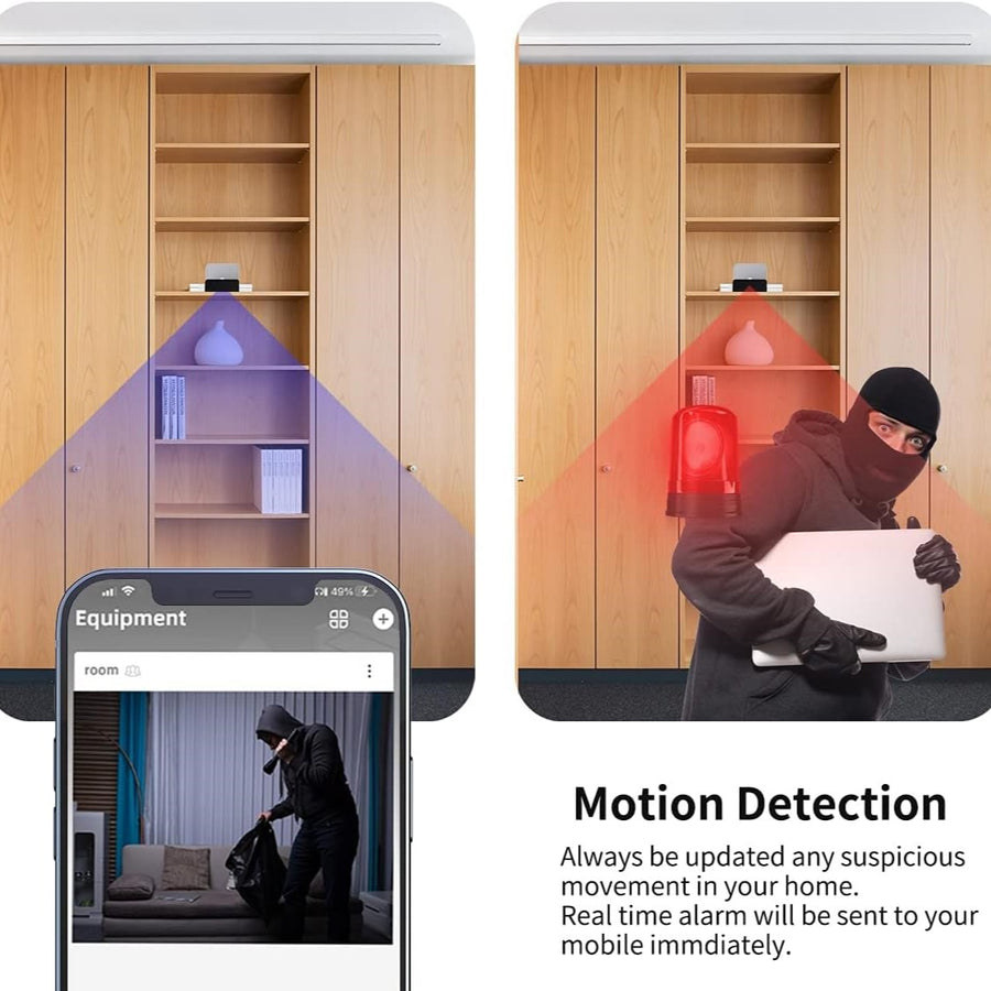 SpyWfi™ Hidden Motion Detection Spy Camera iPhone Charger 1080p WiFi