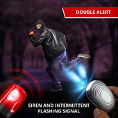Secondary image - WeaponTek™ Personal Pull Pin Panic Alarm 130dB w/ LED Light