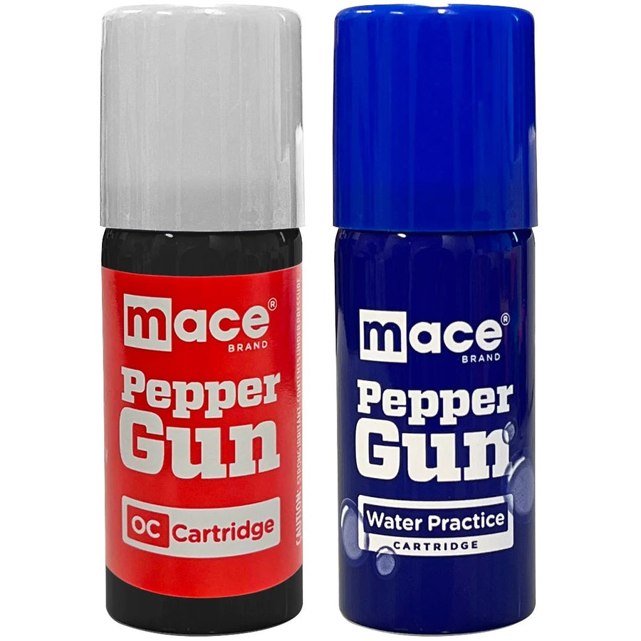 Mace® Pepper Gun 2.0 Reloadable Power Stream Spray w/ LED Strobe