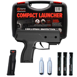 Bundle of Byrna® CL Kinetic Non-Lethal CA Legal Projectile Gun including 5-Round Magazines, Byrna 8-Gram CO2 Cylinders, 5-Round Tube of Byrna Kinetic Projectiles, Eco-Kinetic Projectiles and a carrying case