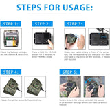 5 steps for usage of Crow Alert Wireless Outdoor Motion Detector Driveway Alarm System 
