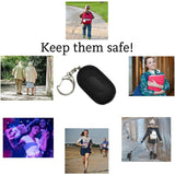 Collage showing the various users of Crow Alert Personal Pull Pin Panic Alarm including a child, seniors, a student, a night-goer, a jogger, and a dog walker, with the text 'Keep them safe!'