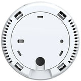 Back view of Crow Alert Smart WiFi Temperature Detector & Gas Leak Alarm 70dB