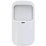 White wireless PIR motion detector with a large sensor window and status indicator light for Crow Alert Smart WiFi Wireless Home Security 4G Alarm System