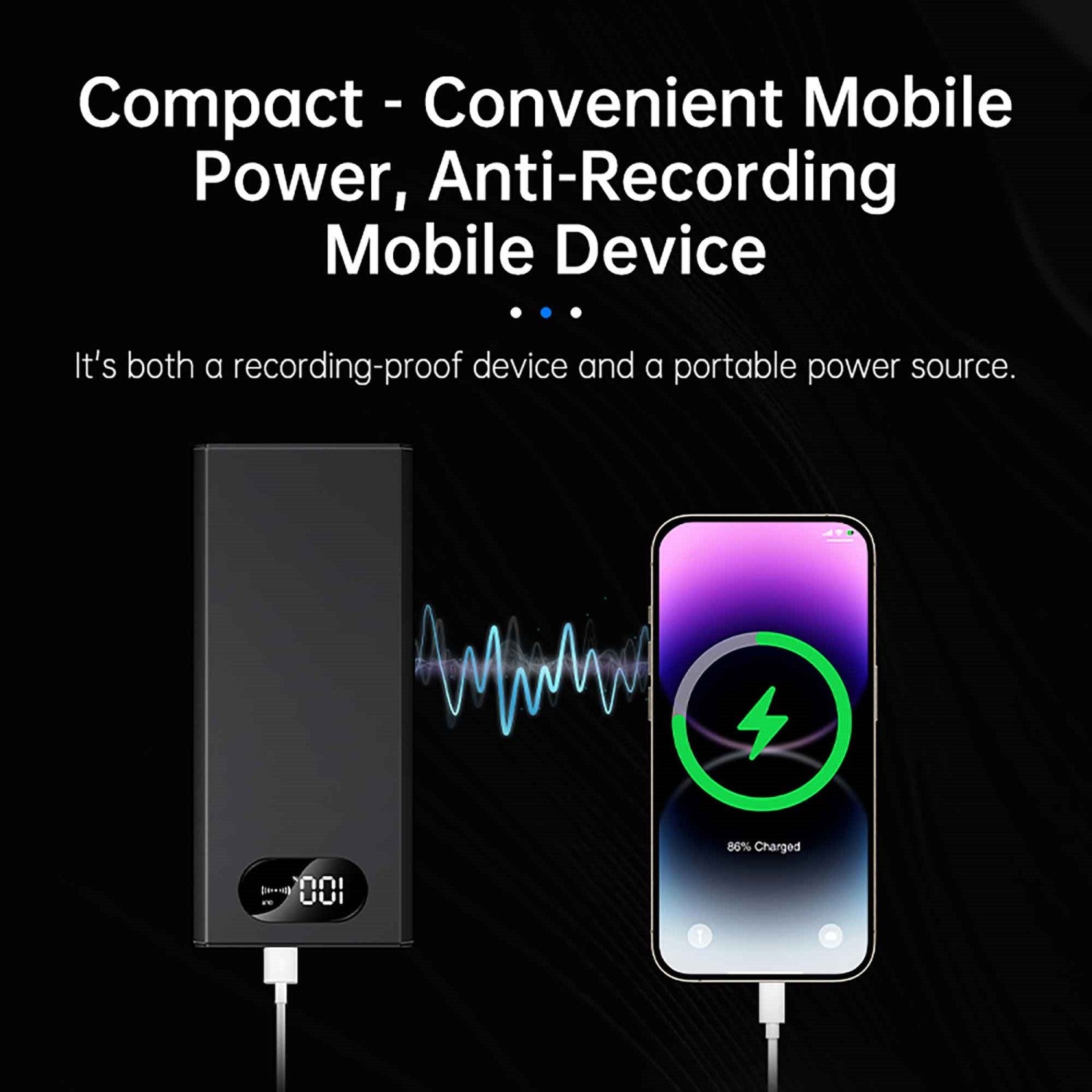 Power Bank Charger Small Room Anti-Recorder - Thumbnail 3