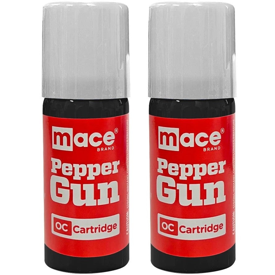 Mace® Pepper Gun OC Refill Cartridge 2-Pack