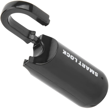 An open black GorillaLock Slim Portable Keyless Biometric Fingerprint Padlock