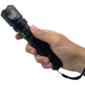 Secondary image - Police Force Tactical Public Defender Stun Gun Flashlight 15M