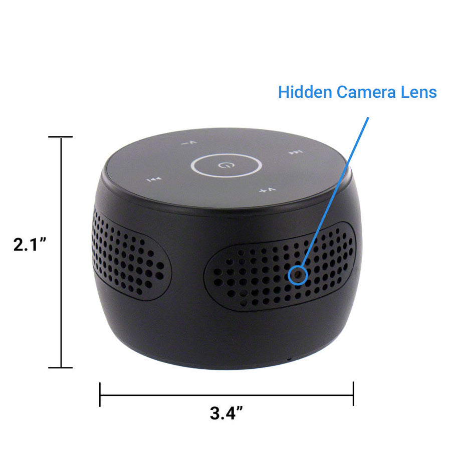 LawMate™ Bluetooth Speaker Hidden Motion Detection Spy Camera 1080p WiFi