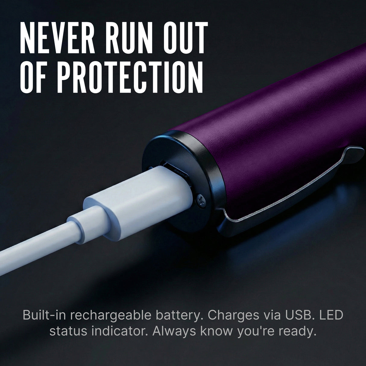 Streetwise Pain Pen 6" Rechargeable Stun Gun 25M