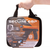 Hand carrying prepared2protect pepper gun carrying case by a short strap