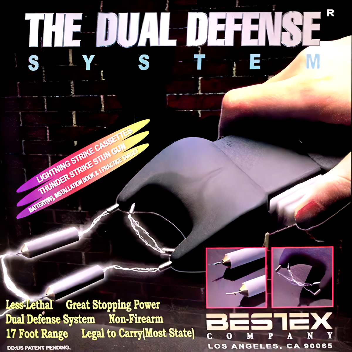 Dual Defense System Reloadable Shooting Stun Gun