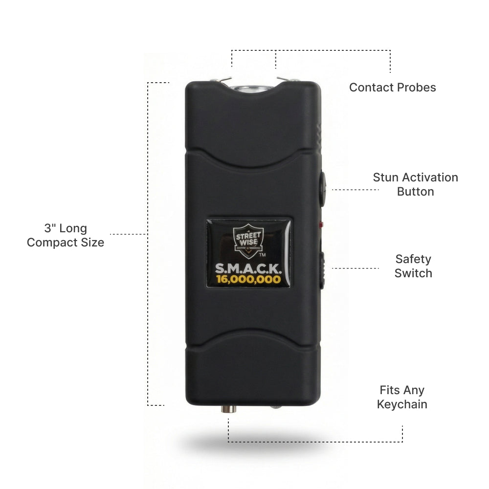 Streetwise S.M.A.C.K. Keychain Stun Gun 16M