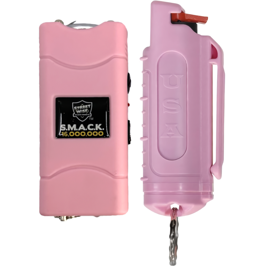 Streetwise™ 18 Keychain Pepper Spray & Stun Gun Bundle Pack