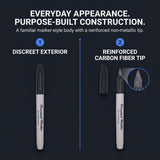 Streetwise Carbon Fiber Tip Permanent Marker Self-Defense Pen