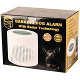 barking dog alarm packaging for intruder detection