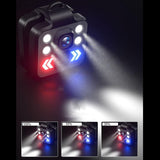 Flashlight modes of SpyWfi Mini Rechargeable LED Waterproof Body Camera 1080p HD DVR - 100%, 50% and 30%