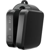 Side view of SpyWfi Mini Rechargeable LED Waterproof Body Camera 1080p HD DVR highlighting its clip design
