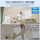 Graphic featuring the ultra clear picture quality and wide angle view of SpyWfi USB-C iPhone Charger Hidden Spy Camera 2K HD WiFi compared to others