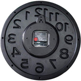 Back of the SpyWfi Wall Clock Hidden Motion Detection Spy Camera 1080p HD WiFi