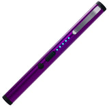 Front view of 6" purple streetwise pain pen disguised stun gun