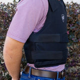 Side view of Streetwise Level IIIA Ballistic Vest worn by a person